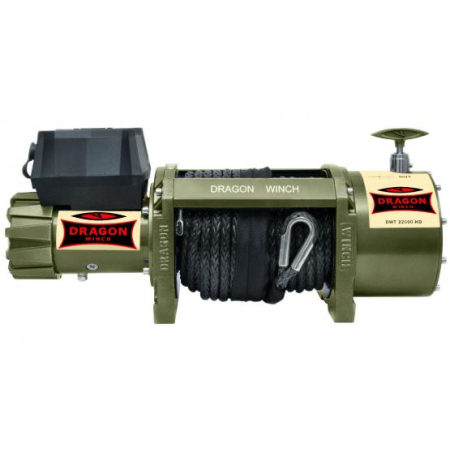 Wyciągarka Dragon Winch DWT 22000 HD-S – 24V, 9979 kg, lina syntetyczna 21 m